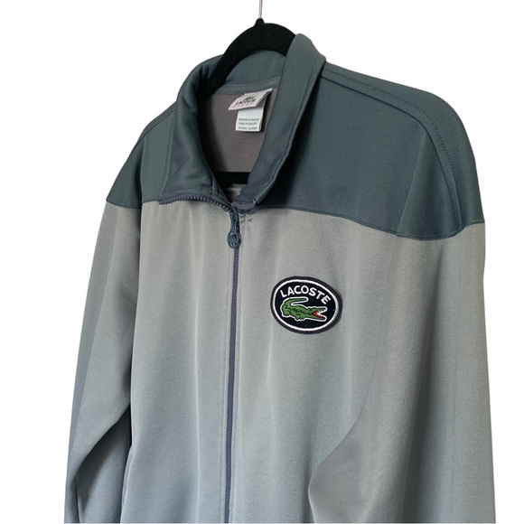 Lacoste Sports Mens Full Zip Track Jacket Size 6/XL - Picture 3 of 7